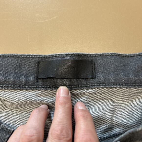 J Brand Jeans Mens sz 33 Slate Gray Tyler Stretch Slim Fit Straight 35 x 28 - Picture 2 of 8